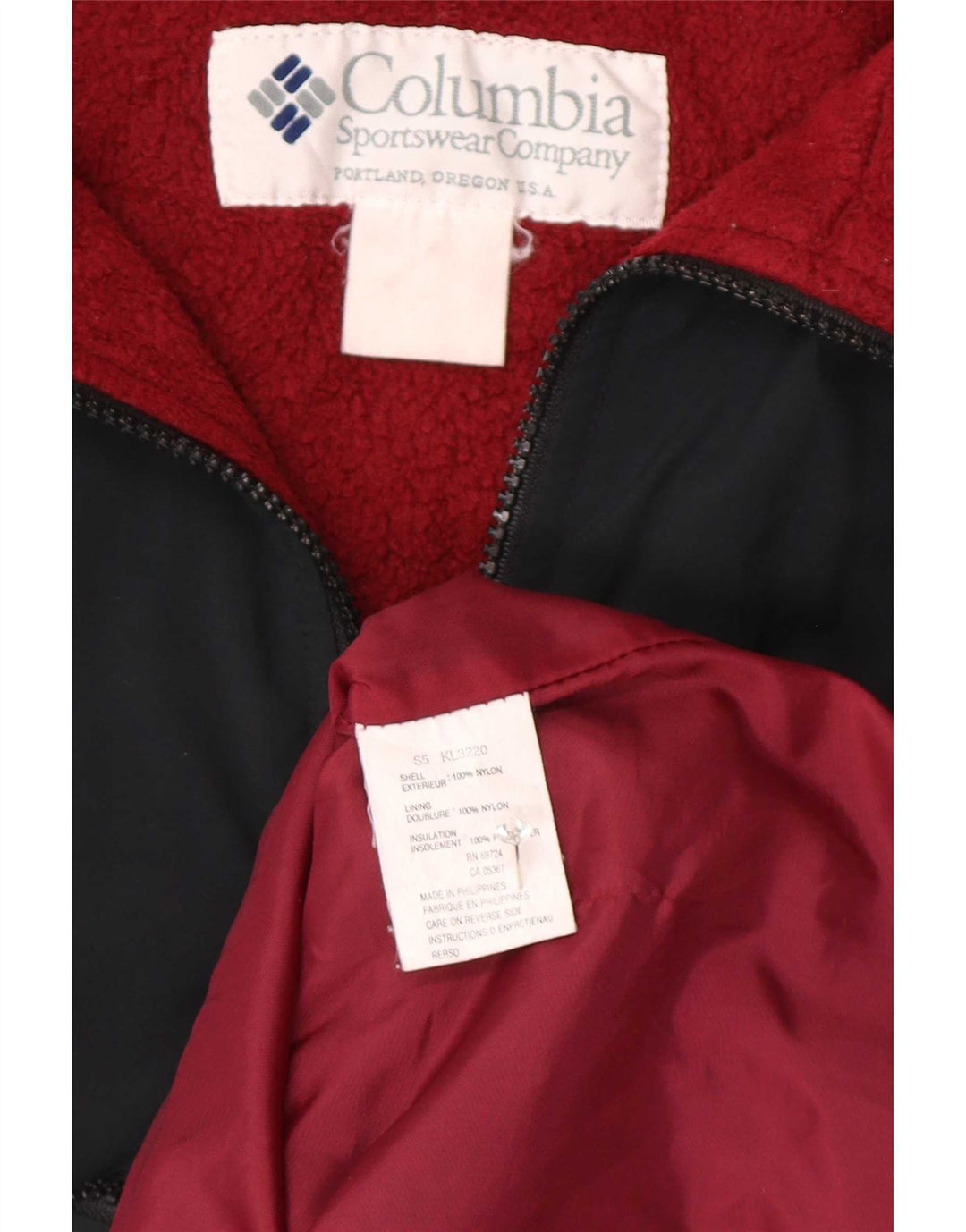 Męska kurtka wiatrówka Columbia UK 38 Średni czarny nylon