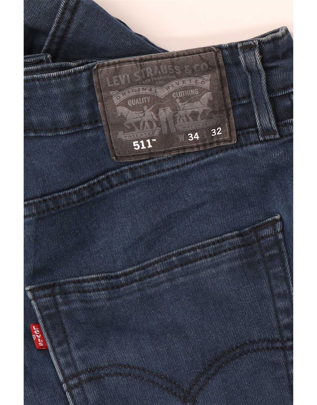 Męskie jeansy Levi's 511 Slim W34 L32 Niebieskie