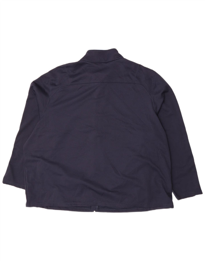 STARTER Mens Tracksuit Top Jacket 3XL Navy Blue Polyester
