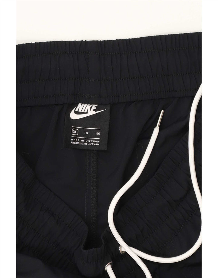 Męskie spodnie dresowe Nike XL, czarne, nylonowe