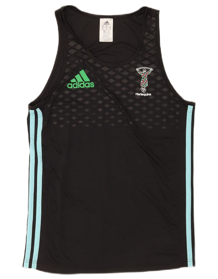 Adidas Męska kamizelka graficzna Top Medium Black Argyle/Diament Poliester