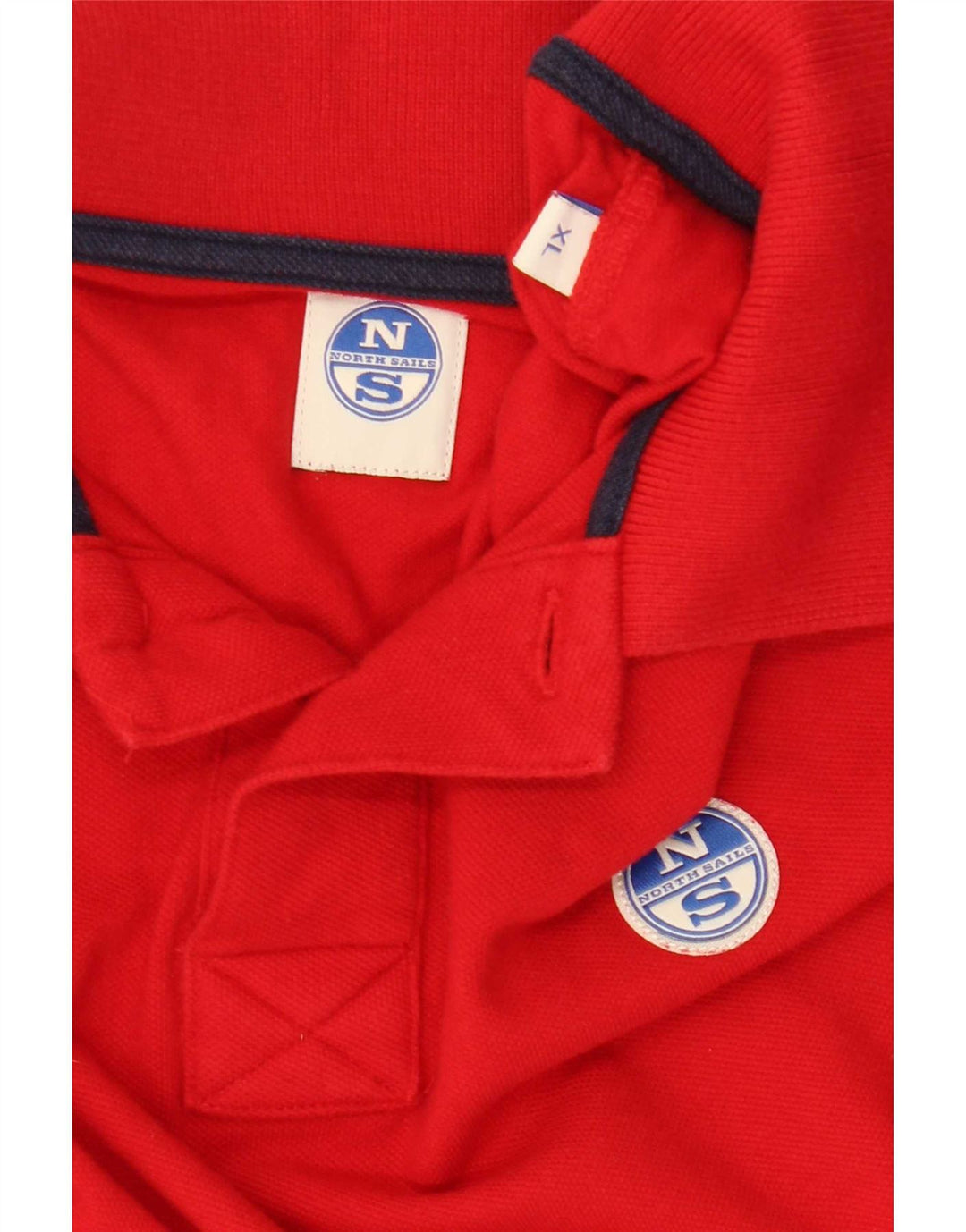 Męska koszulka polo North Sails Graphic XL w czerwone paski