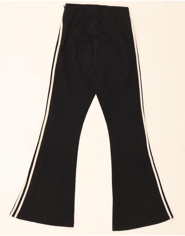 Damskie spodnie dresowe Adidas Flare UK 6 XS, czarny poliester