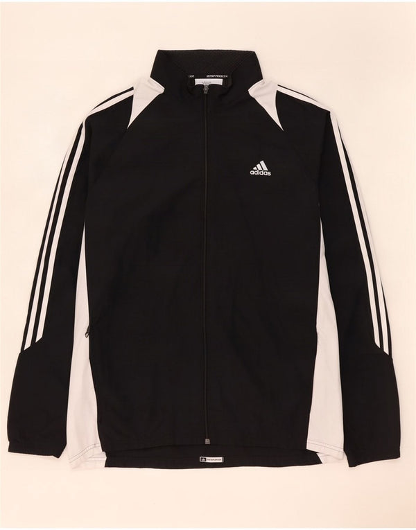 Adidas Męska kurtka dresowa Clima 365, duża, czarna, z blokami kolorów