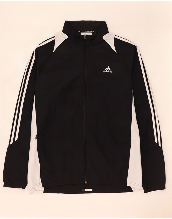 Adidas Męska kurtka dresowa Clima 365, duża, czarna, z blokami kolorów