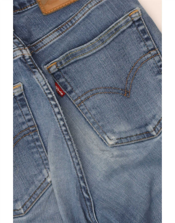 Damskie jeansy Levi's 726 Flared W24 L32 Niebieskie bawełniane