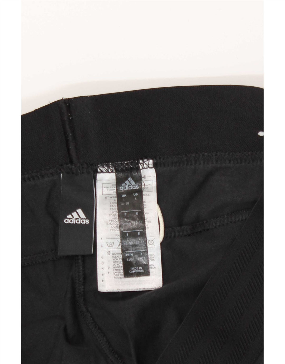 Legginsy Damskie Adidas UK 16/18 Duże Czarne