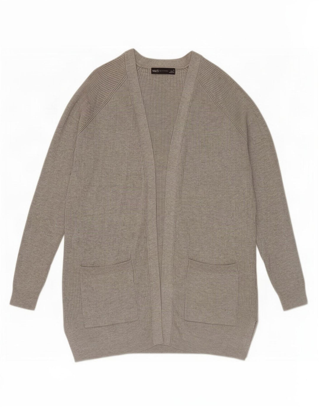 Marks & Spencer Damski sweter oversize UK 10 Small, szara wiskoza