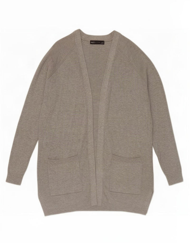 Marks & Spencer Damski sweter oversize UK 10 Small, szara wiskoza