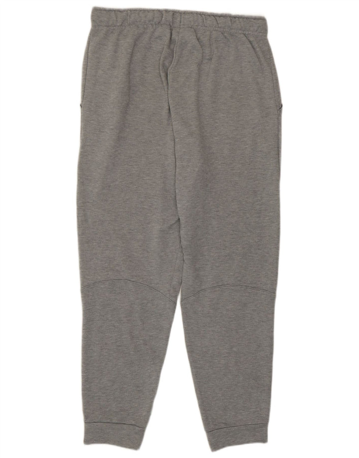 Męskie spodnie dresowe Nike Dri Fit Graphic, duże, szare, poliestrowe