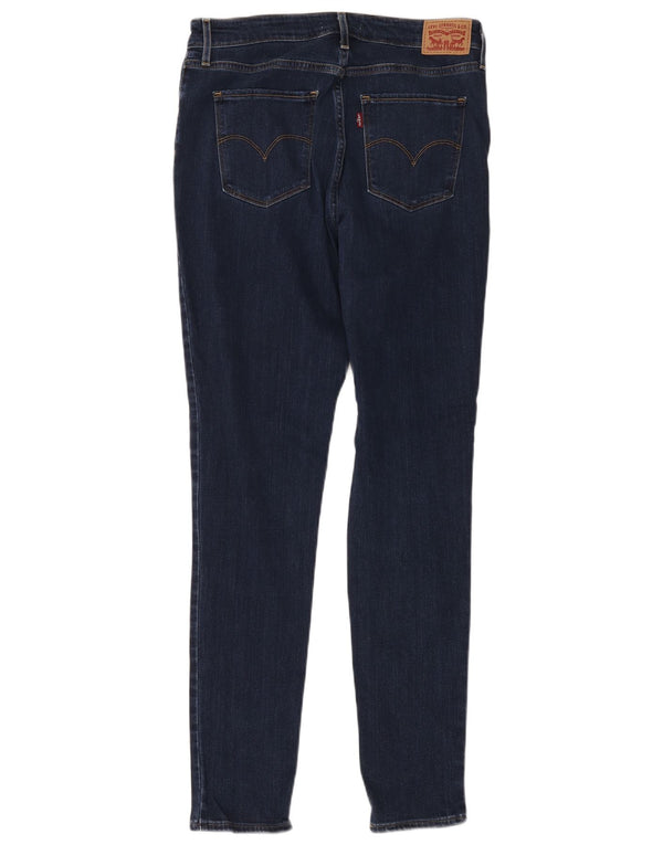 Damskie jeansy Levi's 721 z wysokim stanem W31 L32 Granatowa bawełna