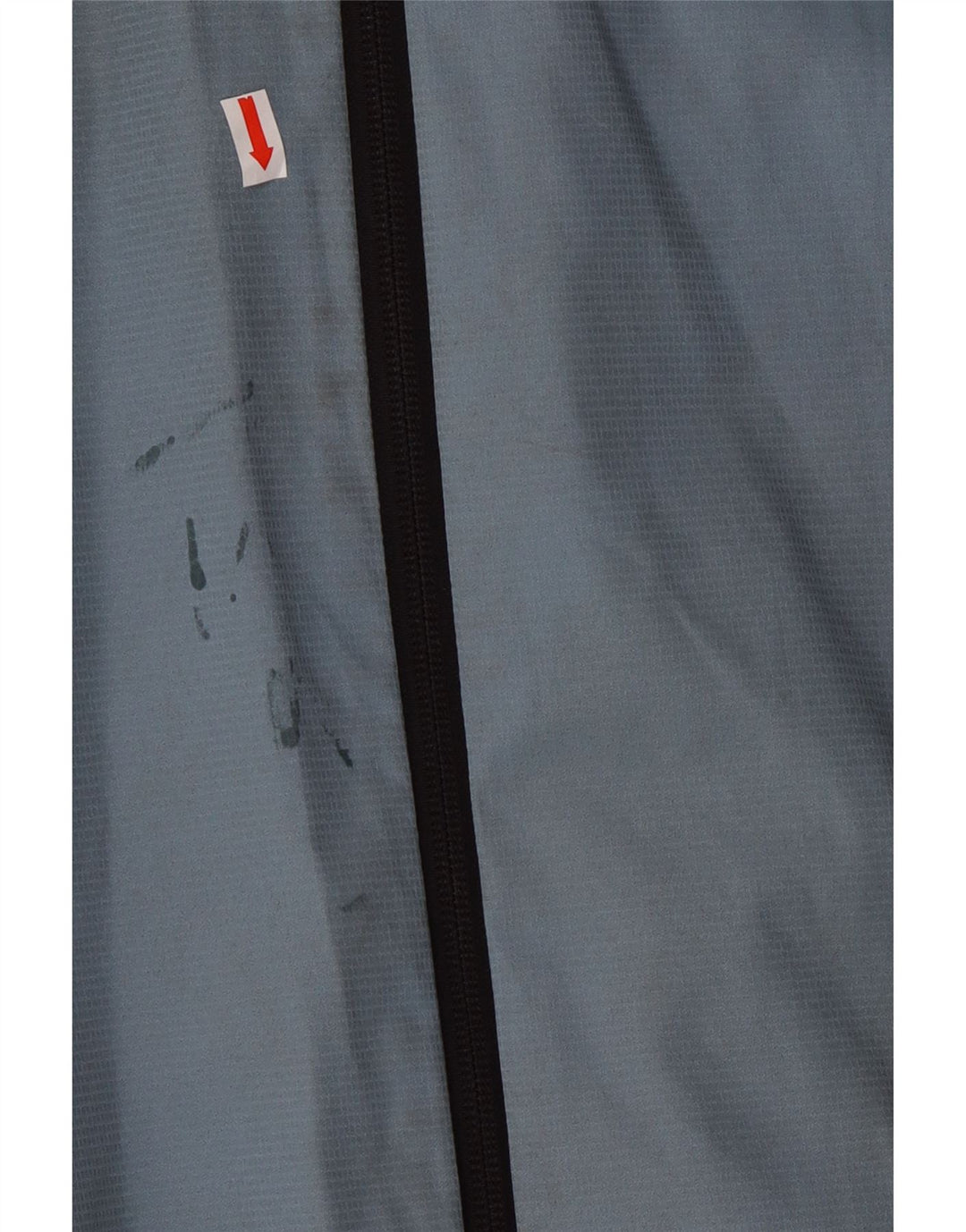 Damska kurtka przeciwdeszczowa Adidas z kapturem UK 14, średni niebieski poliester