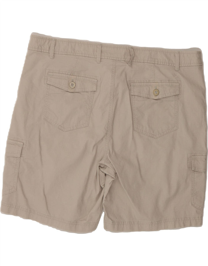EDDIE BAUER Womens Cargo Shorts US 18 2XL W40 Beige Cotton Vintage Eddie Bauer and Second-Hand Eddie Bauer from Messina Hembry 