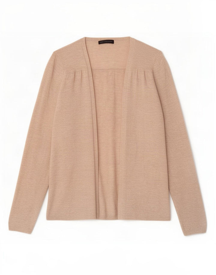 Marks & Spencer Damski sweter rozpinany UK 14 średni beż