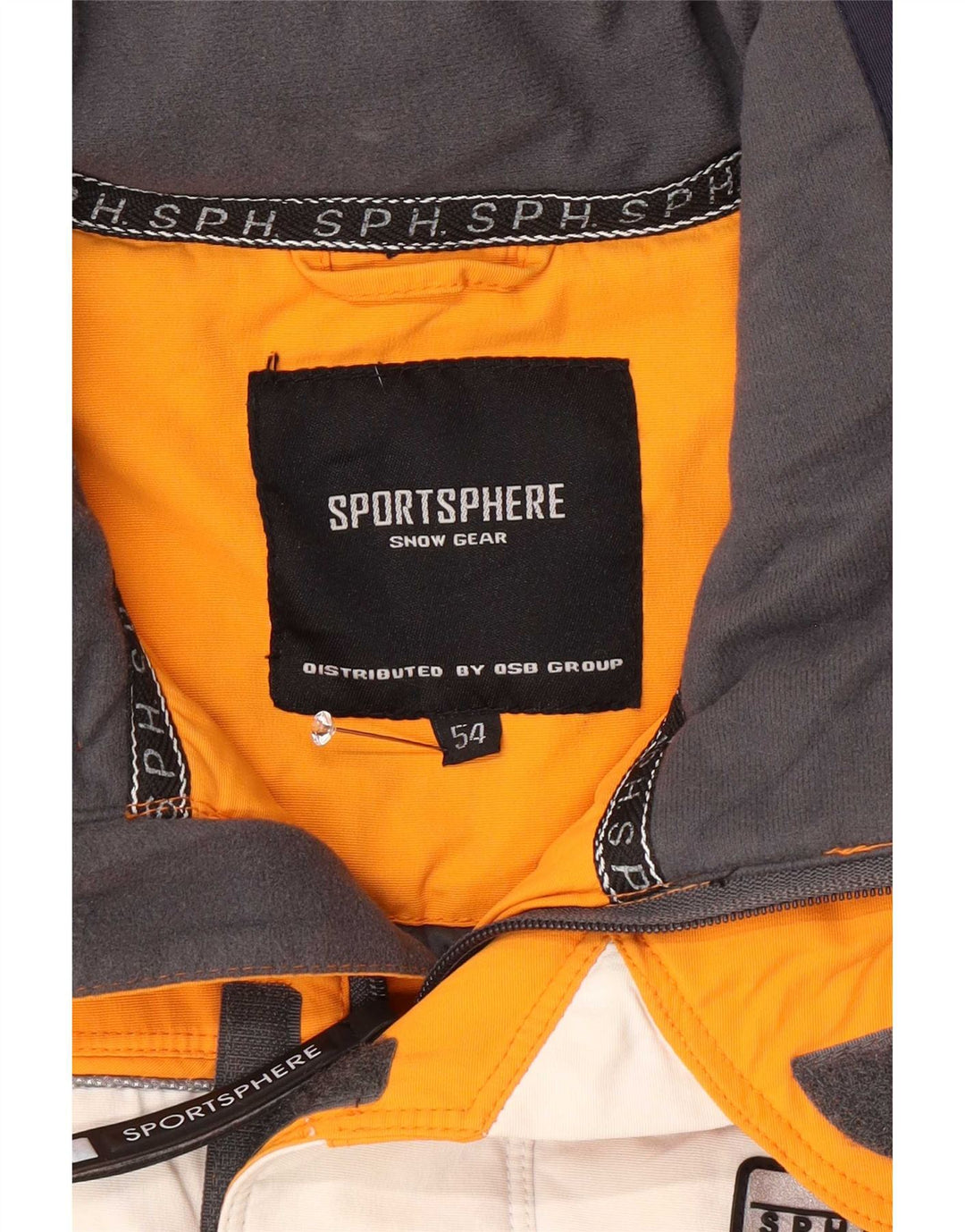 Męska kurtka narciarska Sportsphere IT 54 2XL Nylon w kolorze pomarańczowym