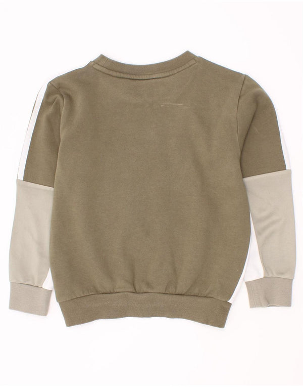 Bluza chłopięca Adidas, 5-6 lat, bawełna w kolorze khaki