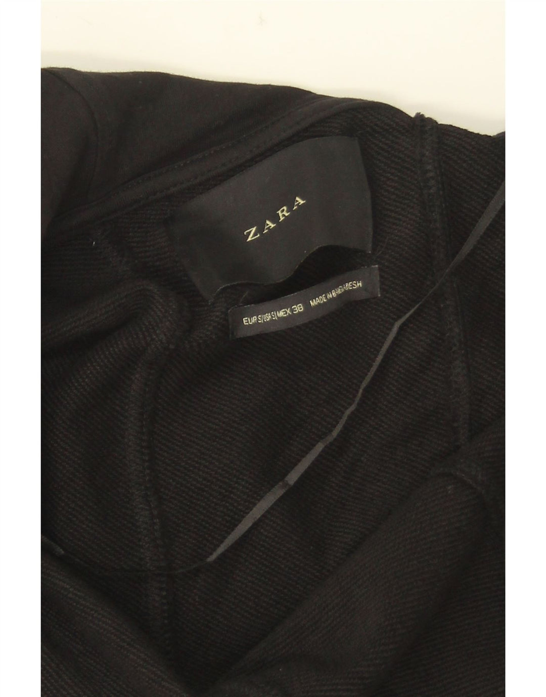 Damski sweter oversize z kapturem i otwartym kardiganem Zara UK 10 Small Black