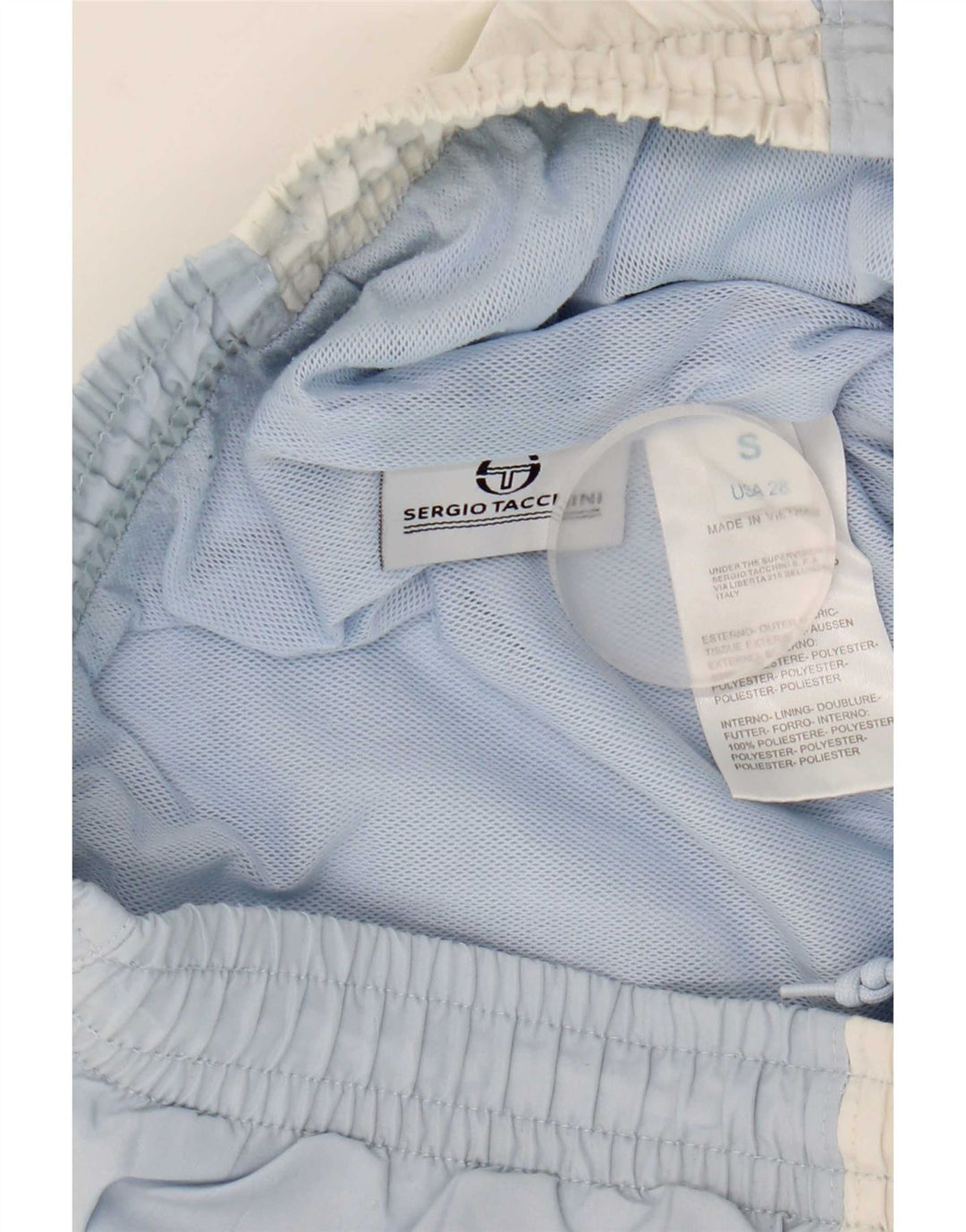 Męskie spodnie dresowe Sergio Tacchini Joggery Small Blue Colorblock