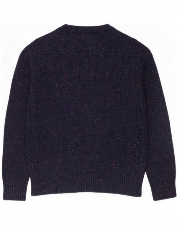Marks & Spencer Damski sweter z dekoltem w łódkę UK 12 Medium Navy Blue