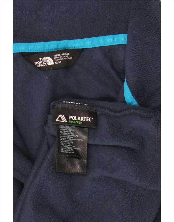 Męski sweter polarowy THE NORTH FACE z zamkiem błyskawicznym, średni granatowy poliester