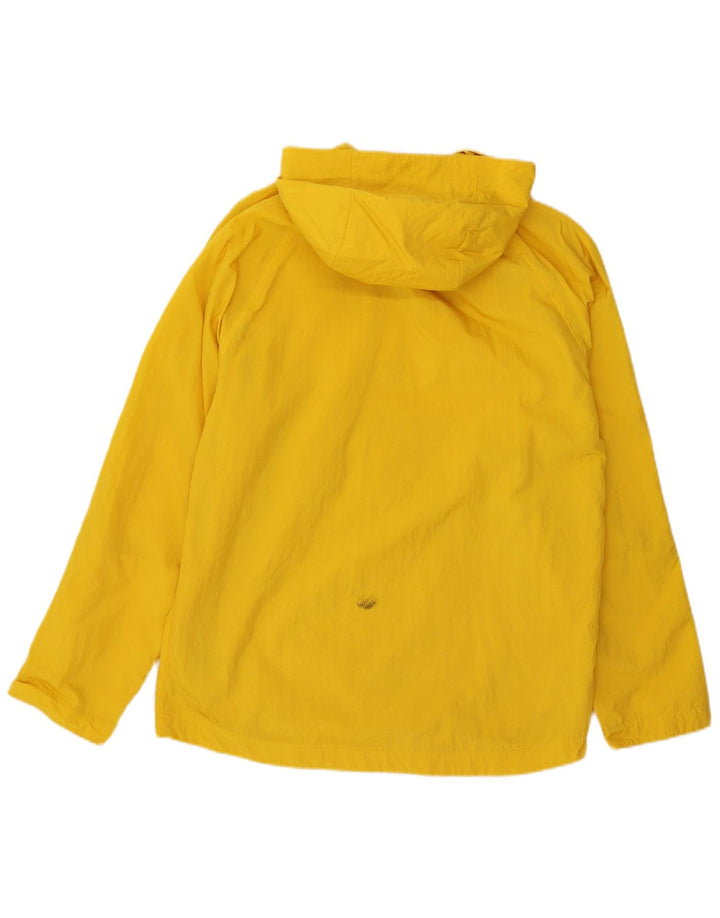 Męska kurtka przeciwdeszczowa Adidas z kapturem i kapturem UK 36 Mały żółty nylon