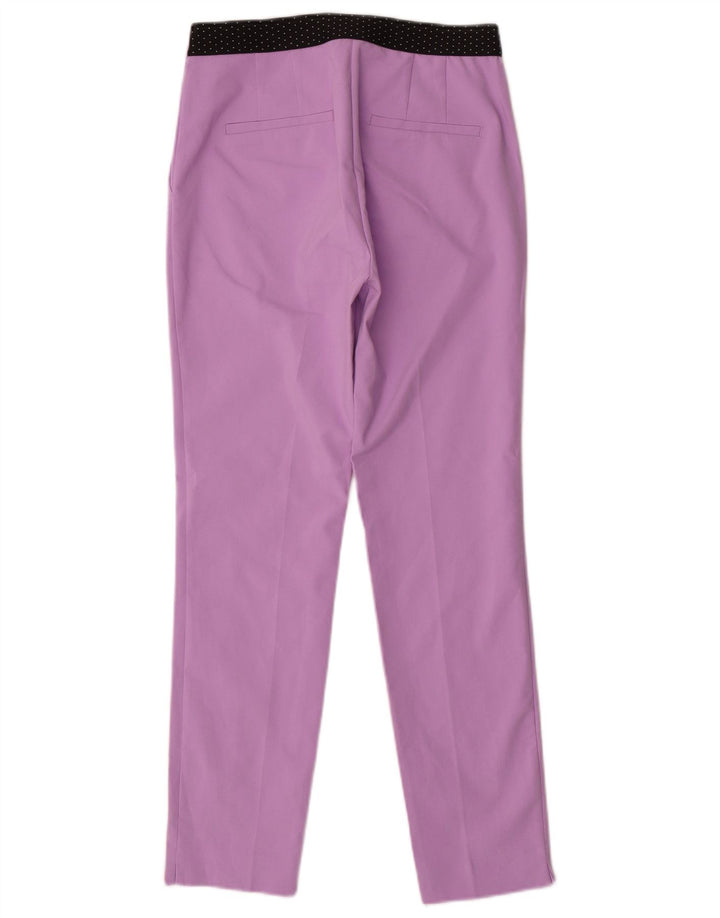 Damskie spodnie garniturowe Zara, małe, W27 L27, fioletowe, poliestrowe