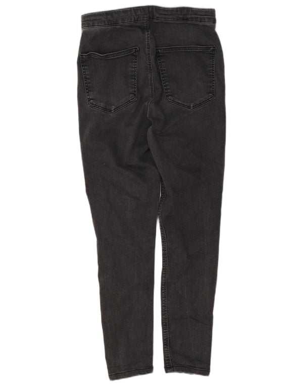 Damskie krótkie jeansy Topshop W32 L25 Szara bawełna