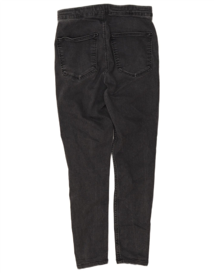 Damskie krótkie jeansy Topshop W32 L25 Szara bawełna