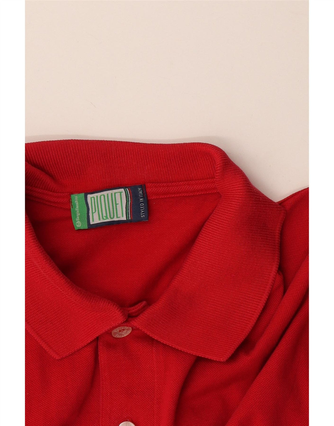 Męska koszulka polo Sergio Tacchini, duża, czerwona