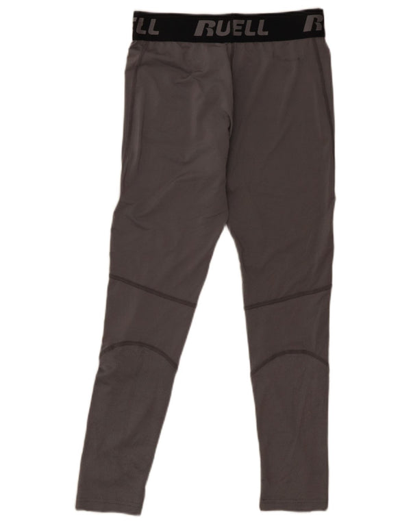 Chłopięce legginsy z grafiką Russell Athletic 14-15 lat XL, szary, poliester