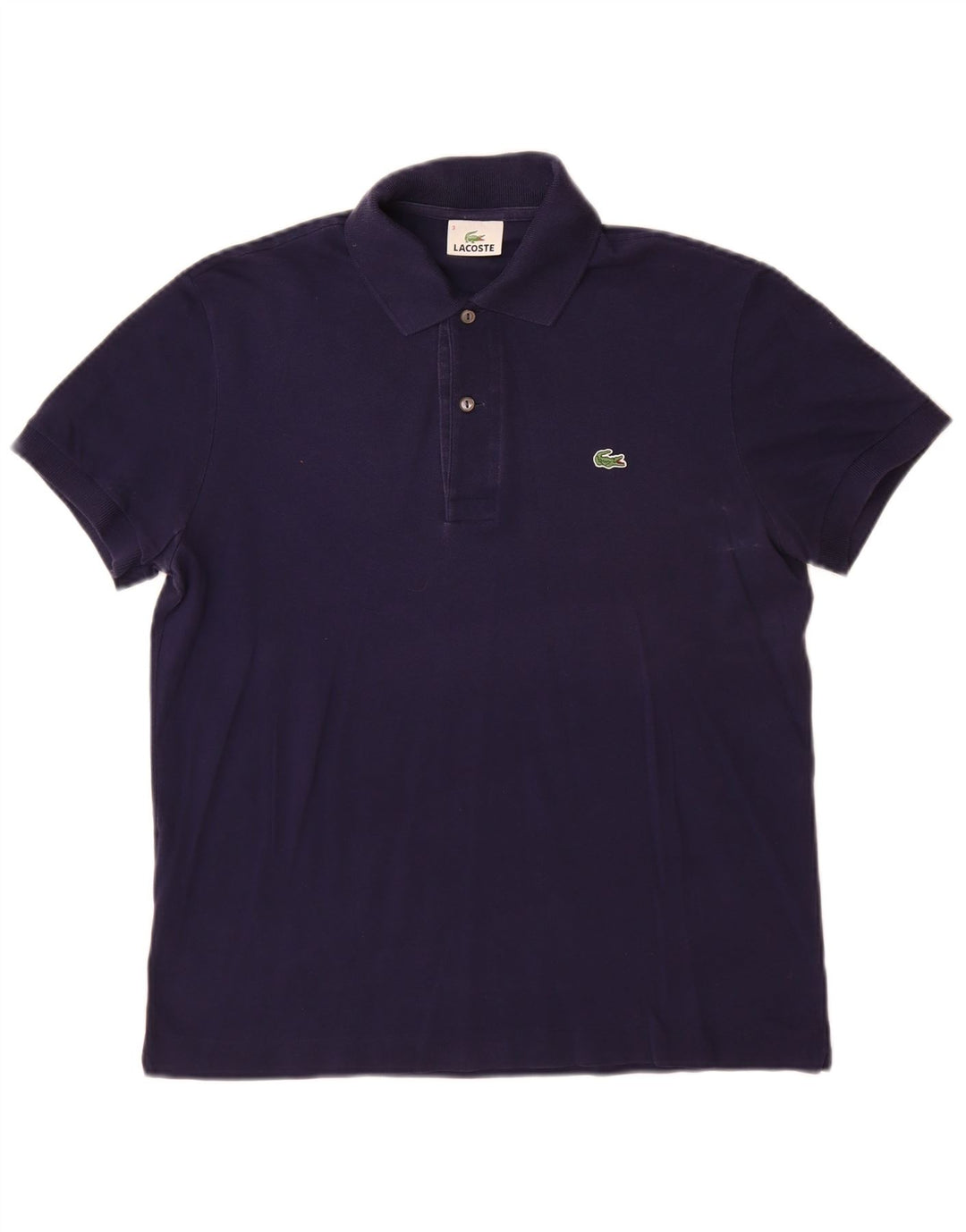 Męska koszulka polo Lacoste, rozmiar 3, mała, granatowa, bawełniana