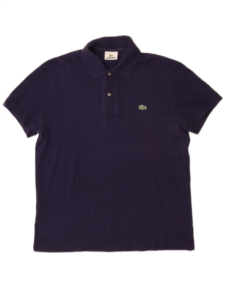 Męska koszulka polo Lacoste, rozmiar 3, mała, granatowa, bawełniana