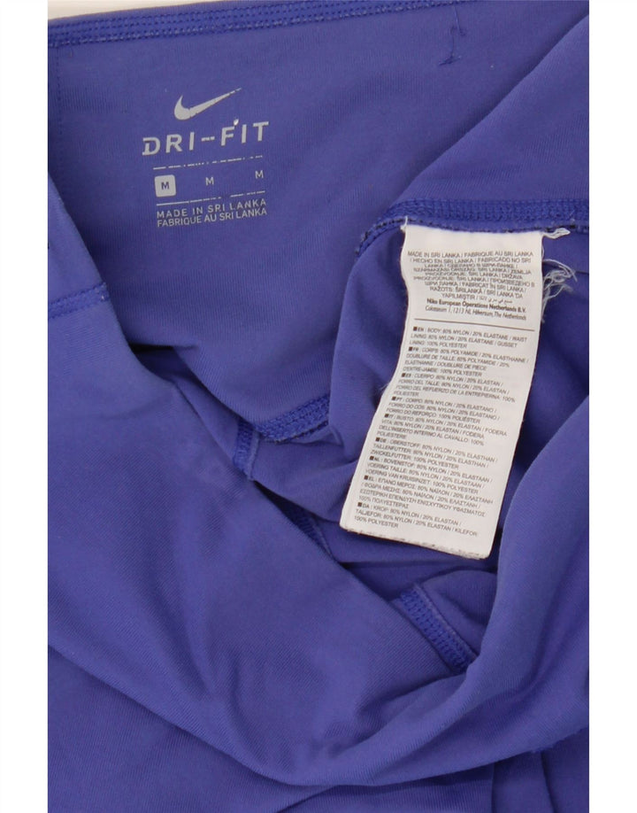 Damskie legginsy NIKE Dri Fit UK 12, średni fiolet, nylon