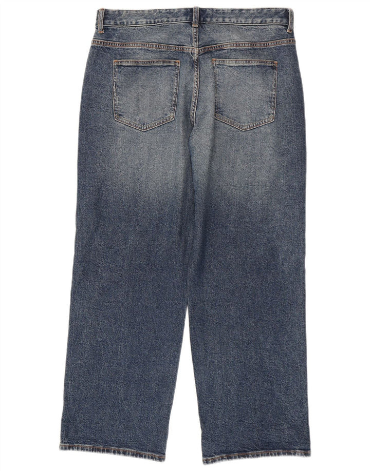 Damskie luźne dżinsy Zara EU 40 Medium W30 L29 Niebieskie bawełniane