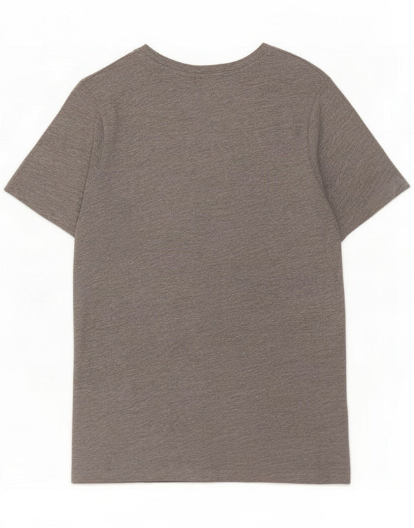 Jack & Jones Boys Graphic T-Shirt Top 13-14 Years Grey Flecked Cotton
