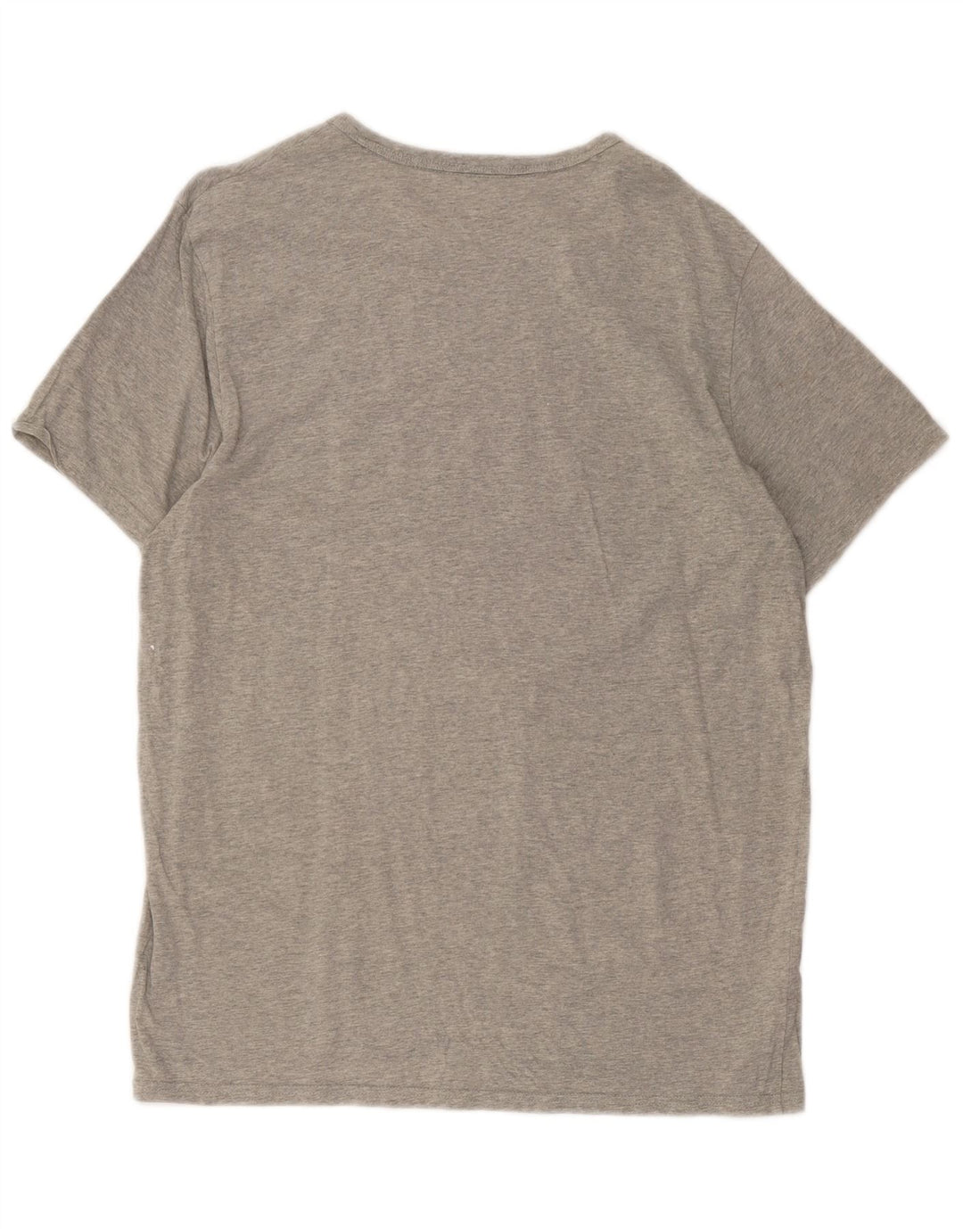Męski T-shirt z grafiką Calvin Klein, duży, szary, bawełniany