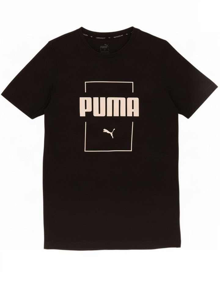 Męska koszulka z grafiką Puma, mała czarna