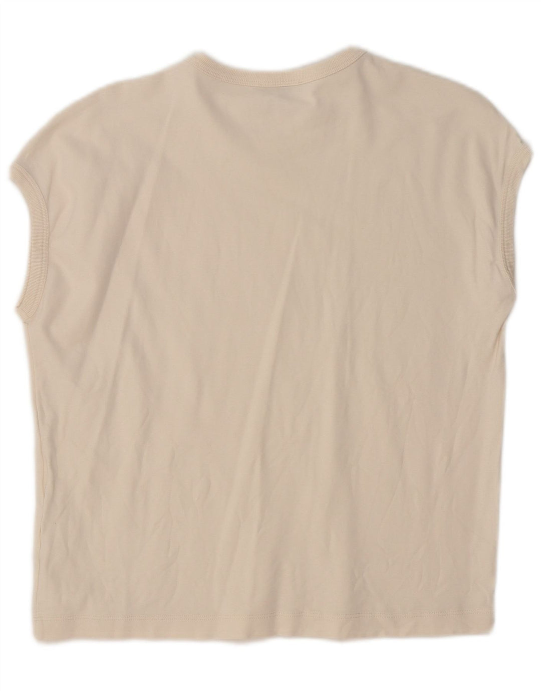 T-shirt damski Massimo Dutti Top UK 14 średni beż