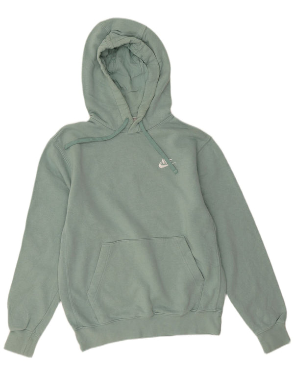 Damski sweter oversize z kapturem Nike, UK 10, mały, zielony, bawełniany