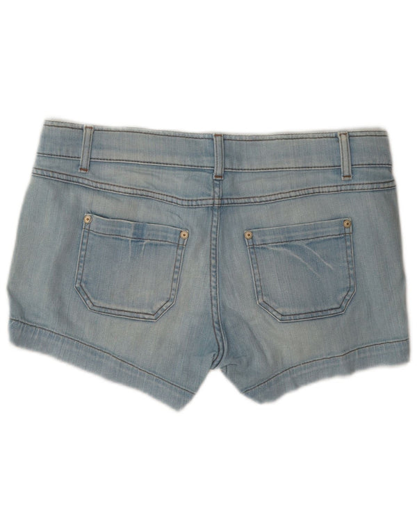 Damskie spodenki jeansowe Benetton W32, duże, niebieskie