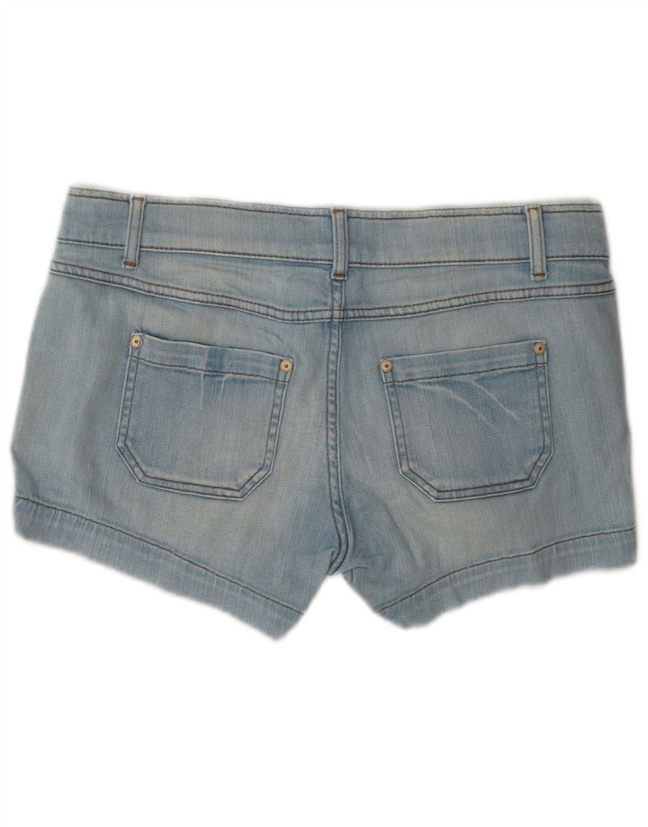 Damskie spodenki jeansowe Benetton W32, duże, niebieskie