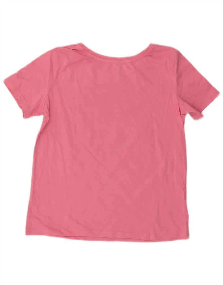 Damska koszulka ZARA Dora Crop Graphic Top UK 10 Small Pink