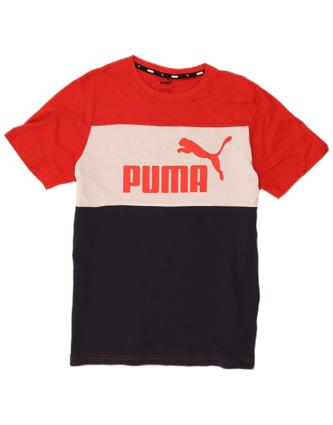 Męski T-shirt Puma z grafiką, mały, wielobarwny, bawełniany