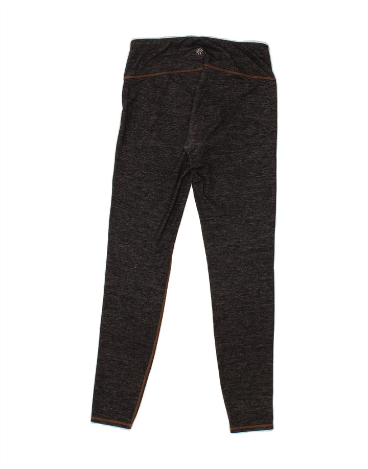 ATHLETA Womens Leggings UK 8 Small Grey Flecked Vintage Athleta and Second-Hand Athleta from Messina Hembry 