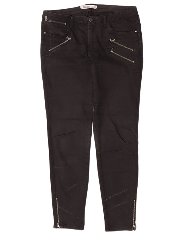 Damskie jeansy skinny Zara EU 42 Large W32 L28 Black