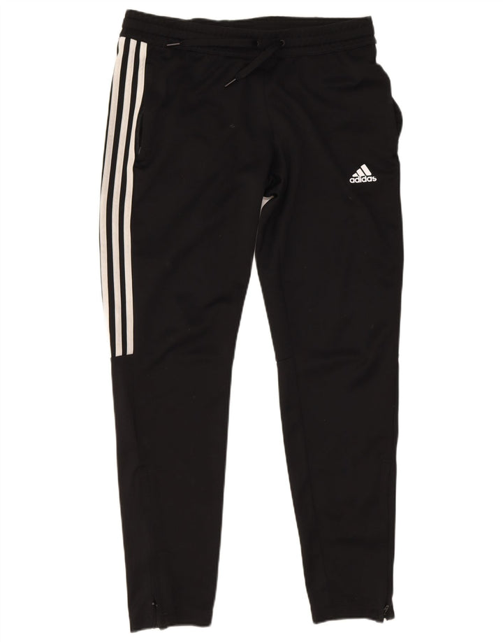 Męskie spodnie dresowe Adidas Aeroready, średni czarny poliester