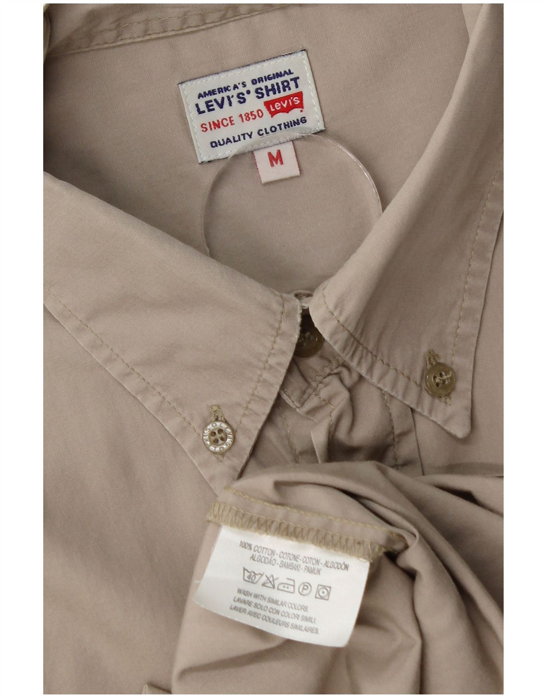 Koszula męska Levi's, średnioszara, bawełniana