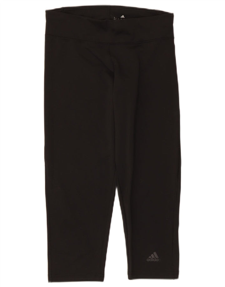 Legginsy Adidas Damskie Climalite Capri UK 8/10 Małe Czarne