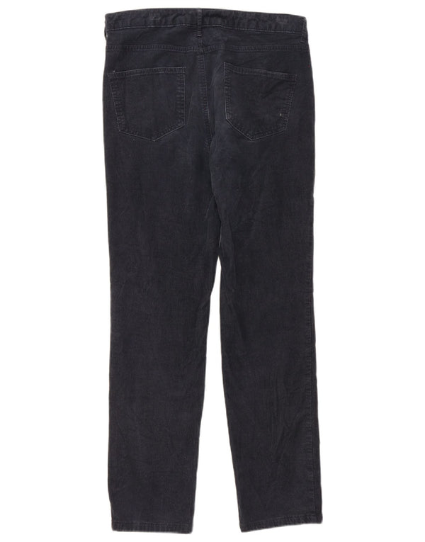 Spodnie sztruksowe Marks & Spencer UK 12 Medium W30 L28 Granatowe