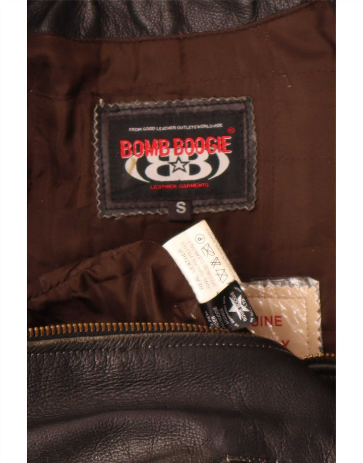 Męska kurtka skórzana Bomb Boogie UK 36 Small Brown